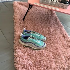Teal, Purple, and Silver AirMax’s